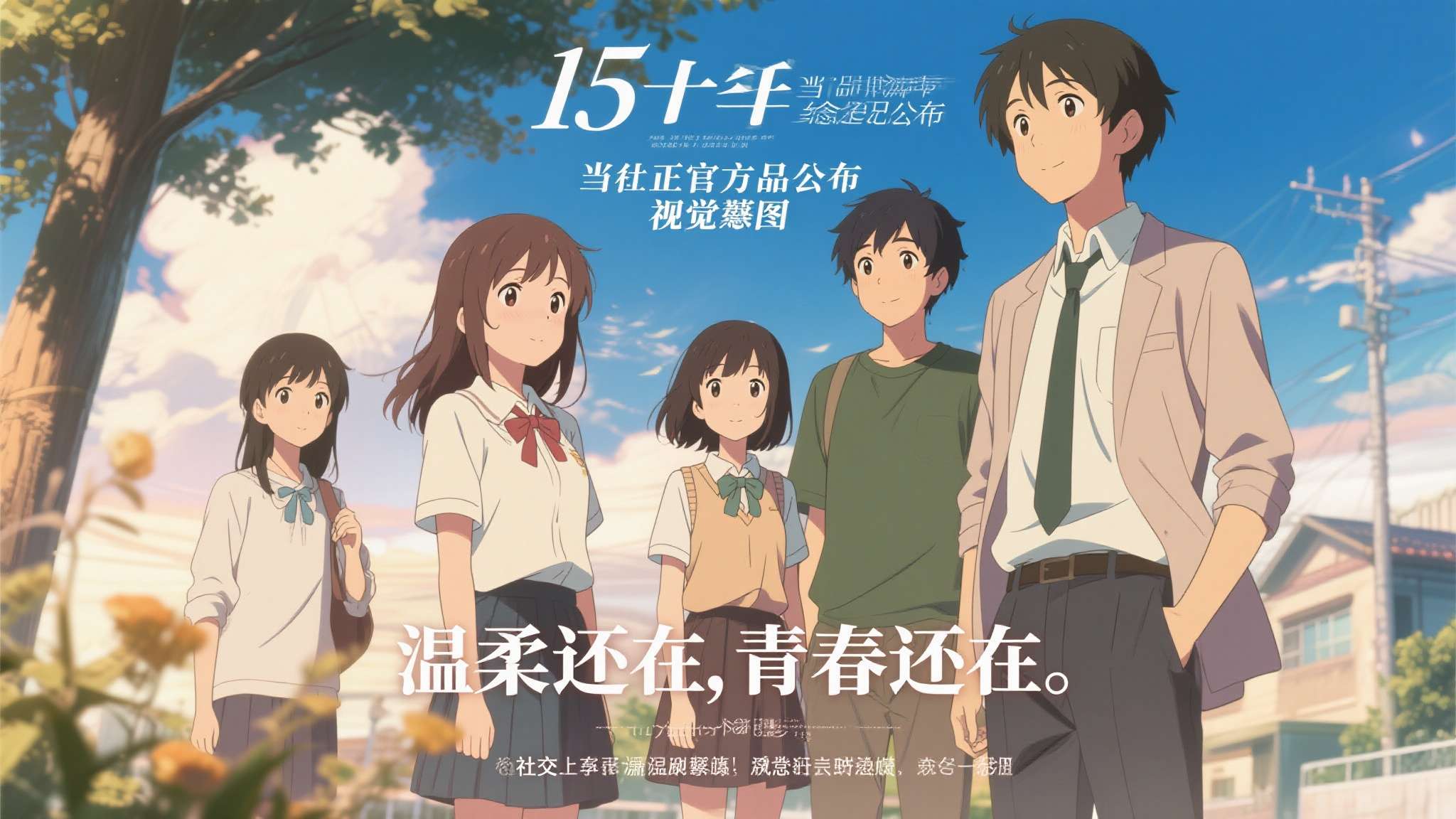 温柔依旧！《花开伊吕波》官方公布15周年纪念视觉图